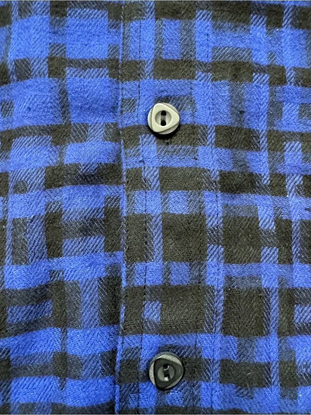 Vintage ‘91 Levi’s Sutter Creek Flannel Shirt Mens XL Blue Plaid Workwear Grunge